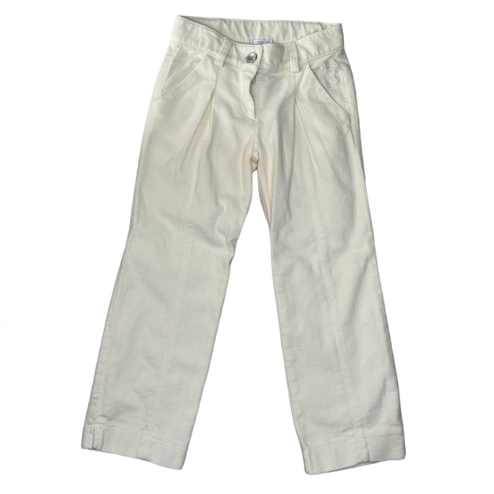 La Perla Kids Girls Off White Pants size 4